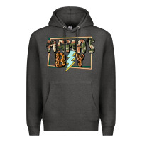 Charcoal Heather Mama's boy Mother's Day Premium Hoodie - CowGirlArtShop
