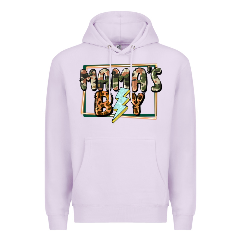 Mama's Boy Mother's Day Premium Hoodie by CowGirlArtShop | Teevron