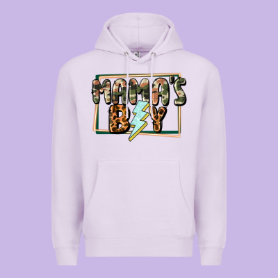 Mama's Boy Mother's Day Premium Hoodie Designed By Cowgirlartshop