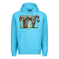 Ocean Blue Mama's boy Mother's Day Premium Hoodie - CowGirlArtShop