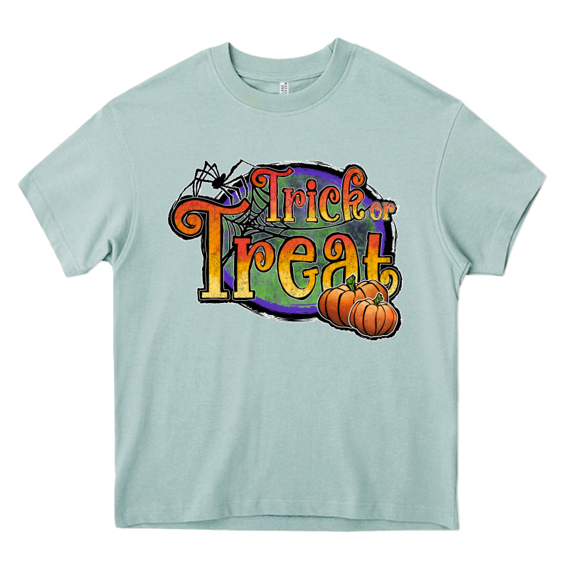 Trick Or Treat Black Heavy Core Tee by JahusDesignShop | Teevron