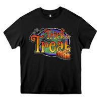 Black trick or treat black Heavy Core Tee - JahusDesignShop