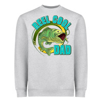 Heather Grey reel cool dad Heavyweight Sweatshirt - Jasminsmagicworld