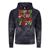 Cloud Black happy new year 2024 Vintage Hoodie - MaliasSmallBusiness