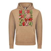 Vintage Coffee happy new year 2024 Vintage Hoodie - MaliasSmallBusiness