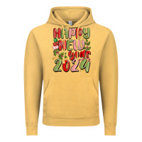 Vintage Mustard happy new year 2024 Vintage Hoodie - MaliasSmallBusiness