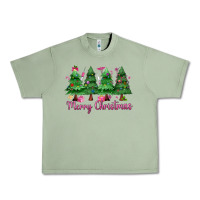 Oil Green Merry Christmas Nurse trees Urban Heavy Tee - MaliasSmallBusiness