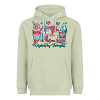Matcha rt respiratory therapist coffee cups Heavyweight Hoodie - OliviaCreatesArt