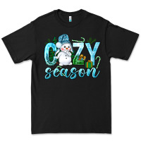 Black cozy season winter christmas Premium Tee - NancyCooperArtShop