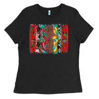 Black cinco de mayo vibes brushstrokes Ladies Tee - Artiststas