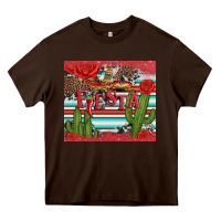 Chocolate Brown fiesta with pepper Heavy Core Tee - Artiststas