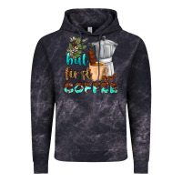 Cloud Black coffee cups but first coffee Vintage Hoodie - NancyCooperArtShop