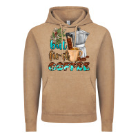 Vintage Coffee coffee cups but first coffee Vintage Hoodie - NancyCooperArtShop