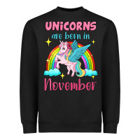 Black unicorns are born in november Heavyweight Sweatshirt - Jasminsmagicworld