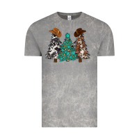 Cloud Rock cowhide with gemstones trees Vintage Tee - MaliasSmallBusiness