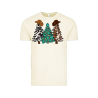 Vintage Arctic cowhide with gemstones trees Vintage Tee - MaliasSmallBusiness