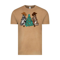Vintage Camel cowhide with gemstones trees Vintage Tee - MaliasSmallBusiness