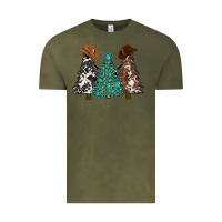 Cowhide With Gemstones Trees Vintage Tee | Teevron