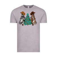 Vintage Zinc cowhide with gemstones trees Vintage Tee - MaliasSmallBusiness