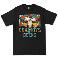Black cowboys and beers Premium Tee - NancyCooperArtShop