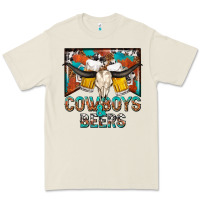 Bone cowboys and beers Premium Tee - NancyCooperArtShop