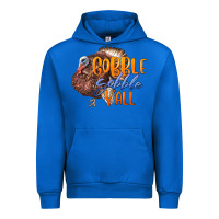 Cobalt Fall Gobble Gobble Y'all Urban Hoodie - LillyAllenDesigns