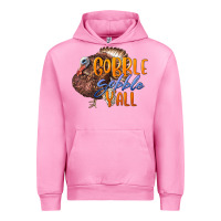 Fuchsia Pink Fall Gobble Gobble Y'all Urban Hoodie - LillyAllenDesigns