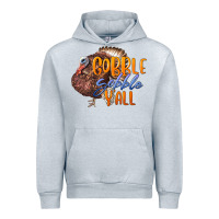 Heather Grey Fall Gobble Gobble Y'all Urban Hoodie - LillyAllenDesigns