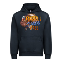 Navy Fall Gobble Gobble Y'all Urban Hoodie - LillyAllenDesigns