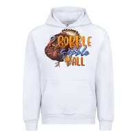 White Fall Gobble Gobble Y'all Urban Hoodie - LillyAllenDesigns