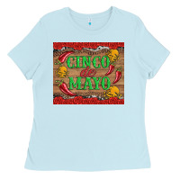 Baby Blue cinco de mayo Ladies Tee - Artiststas