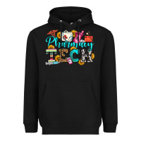 Black pharmacy tech Heavyweight Hoodie - OliviaCreatesArt