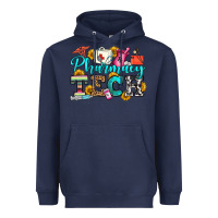 Navy pharmacy tech Heavyweight Hoodie - OliviaCreatesArt