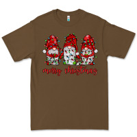 Cacao merry christmas gnome with christmas lights Premium Tee - JahusDesignShop