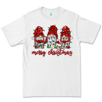White merry christmas gnome with christmas lights Premium Tee - JahusDesignShop