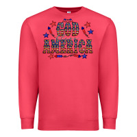 Cardinal 4 july god bless america western Premium Sweatshirt - CowCowDesign