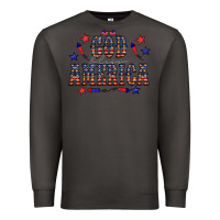 Smoke 4 july god bless america western Premium Sweatshirt - CowCowDesign