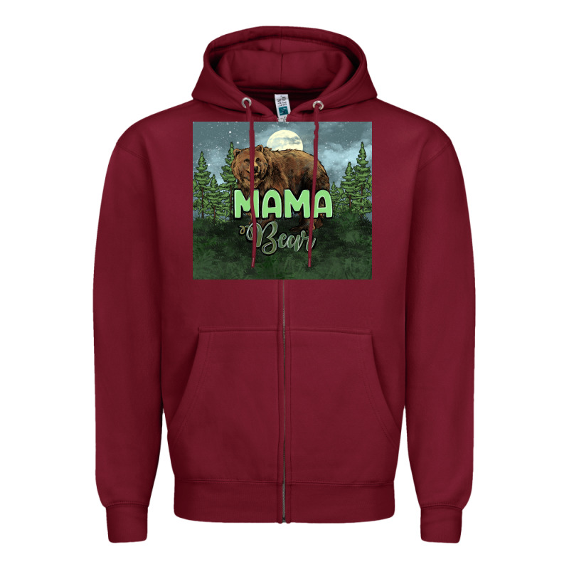 Mama Bear Tumbler Zipper Hoodie by HowdyJamesFarm | Teevron