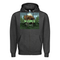Charcoal Heather Mama bear tumbler Zipper Hoodie - HowdyJamesFarm
