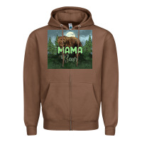 Chestnut Mama bear tumbler Zipper Hoodie - HowdyJamesFarm