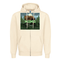 Sandshell Mama bear tumbler Zipper Hoodie - HowdyJamesFarm