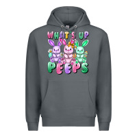 Rock What's up peeps Easter bunnies Easter Day Premium Hoodie - CowGirlArtShop