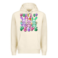 Tofu What's up peeps Easter bunnies Easter Day Premium Hoodie - CowGirlArtShop