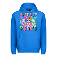 True Royal What's up peeps Easter bunnies Easter Day Premium Hoodie - CowGirlArtShop