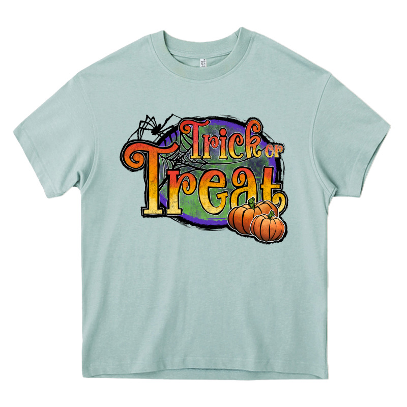 Trick Or Treat White Heavy Core Tee by JahusDesignShop | Teevron