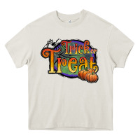 Cream trick or treat white Heavy Core Tee - JahusDesignShop
