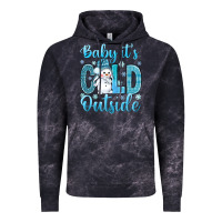 Cloud Black baby its cold outside Vintage Hoodie - NancyCooperArtShop