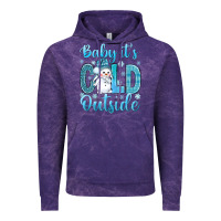 Cloud Purple baby its cold outside Vintage Hoodie - NancyCooperArtShop