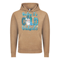 Vintage Coffee baby its cold outside Vintage Hoodie - NancyCooperArtShop