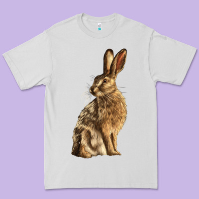 Hares Premium Tee Designed By Lillyallendesigns